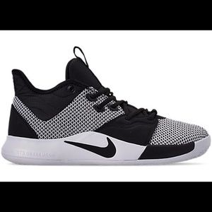 LIKE NEW Nike PG 3 Monochrome Basketball Shoes